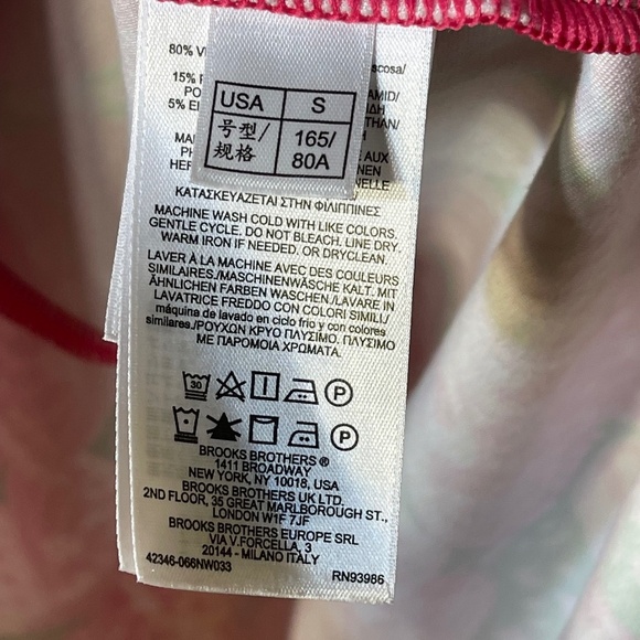 Brooks Brothers Pink and Green Floral Dress - Picture 5 of 7